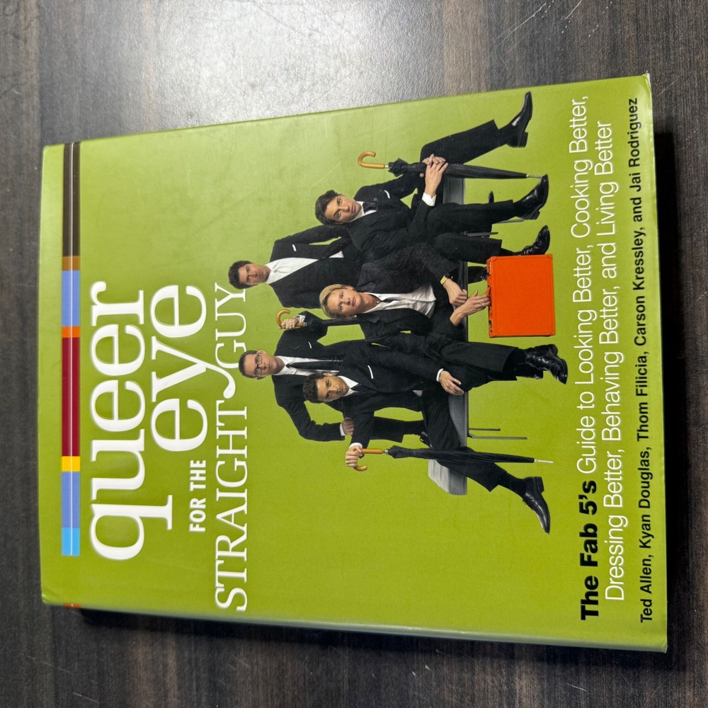 Queer Eye for the Straight Guy The Fab 5s Guide Hardcover Book 2004 First Ed